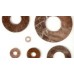 Thermally conductive round pad, mica, 17.5 x 5 x 0.1 mm, 